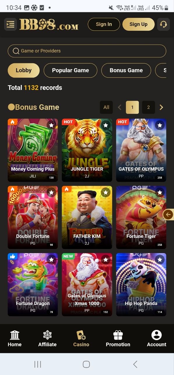 Online casino Game